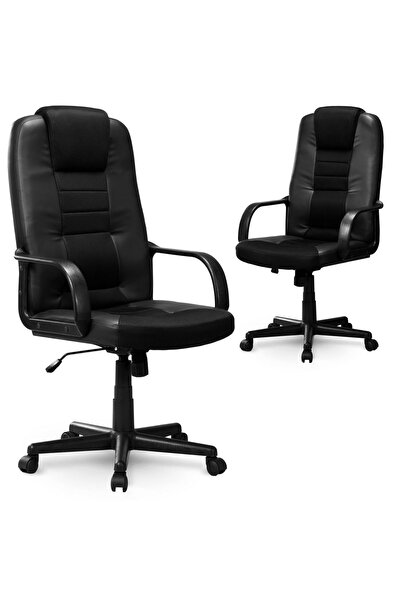 SOFOTEL Fotoliu din piele micro-plasă 518B, Negru