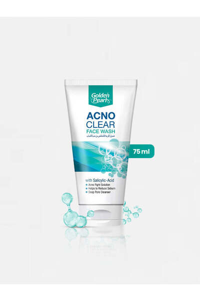 Golden pearl Acno Clear Face Wash - 75ml | With Salicylic Acid, Deep Pore Cle...