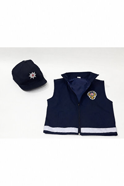 vyloo Police Costume-Police Vest and Hat
