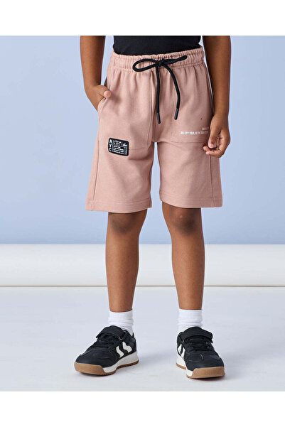 REDTAG Boys Beige Elasticated Shorts