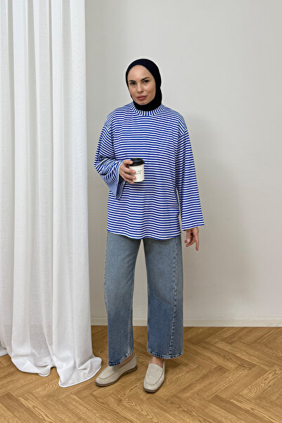 Melike Tatar Çizgili Tunik 3-0010