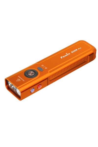 Fenix Φακός E06R PRO Πορτοκαλί Επαναφορτιζόμενος Με USB
