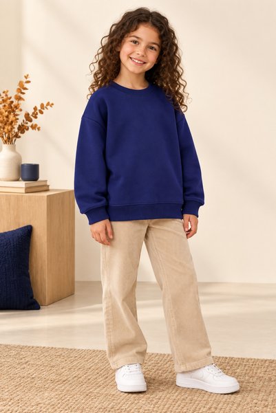 Pamuk Saray Children's Sweatshirt – Soft and Warm Inside, Unisex Children's S...