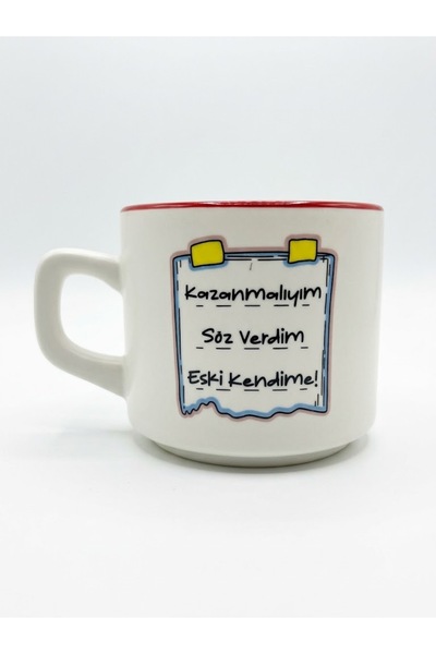 PALTO TASARIM Söz Verdim Eski Kendime Beyaz Venüs Kupa - Hediyelik Kupa Finca...