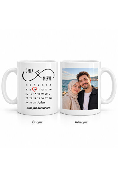 Genel Markalar Kişiye Özel Resimli ve Tarihli Kupa Bardak - Soru Sor Kısmında...