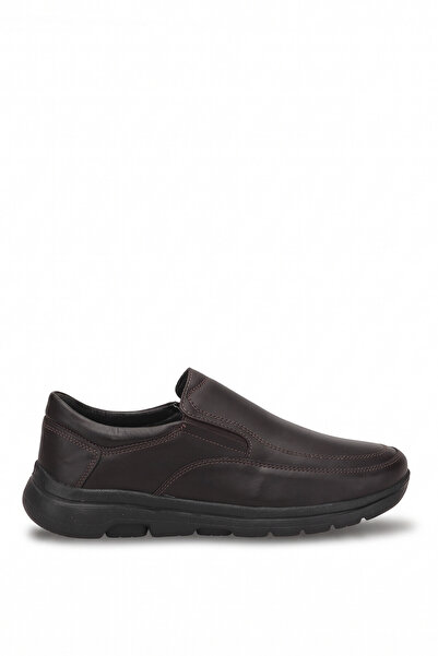 Ayakkabı Fuarı Elit Mzv4015C Men's Genuine Leather Casual Shoes Brown