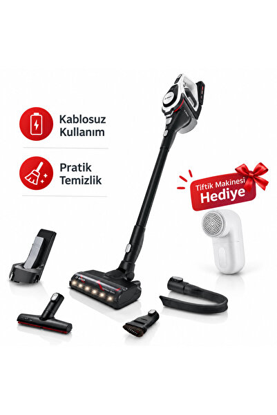 Bosch Bbs8214 Unlimited Dikey Şarjlı Süpürge Tiftik Makinesi hediye(Onerous)