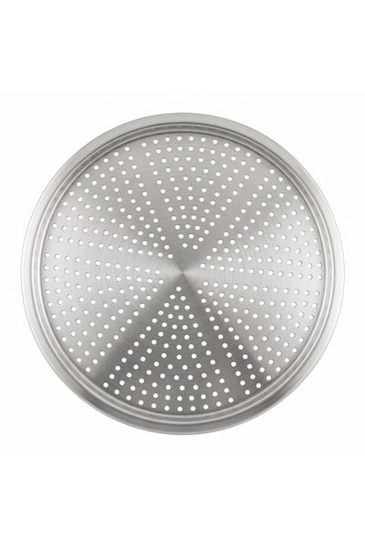 Abant Stainless Steel Perforated Stuffed Food Serving Plate Set 22-24 cm Vege...