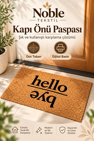 Liriya Digital Printing Machine Washable Written Door Mat (40X60)