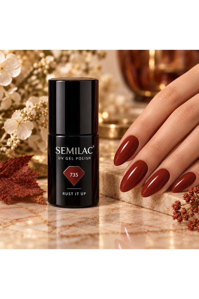 Semilac 735 Rust It Up - Ημιμόνιμο Βερνίκι Νυχιών 7ml