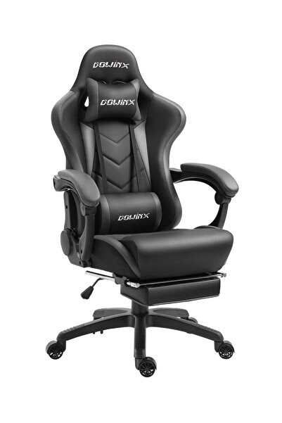 Topscaune DOWINX Scaun gaming, ergonomic, suport lombar cu masaj, spătar raba...