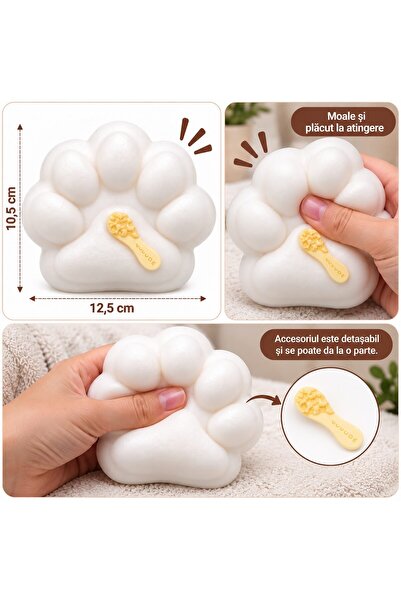 OEM Squeeze Toy in forma de labuta, jucarie antistres, accesoriu detasabil, 1...