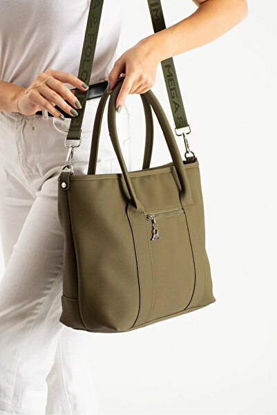 Catwins Women's Leather Large Size Daily University Hand & Shoulder Bag