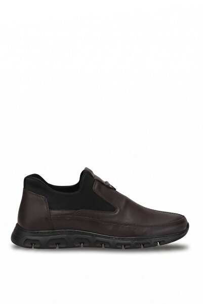 Ayakkabı Fuarı Elit Rgo1568 Men's Genuine Leather Casual Shoes Brown