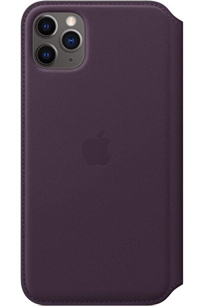 Apple Leather Folio (for iPhone 11 Pro Max) - Aubergine