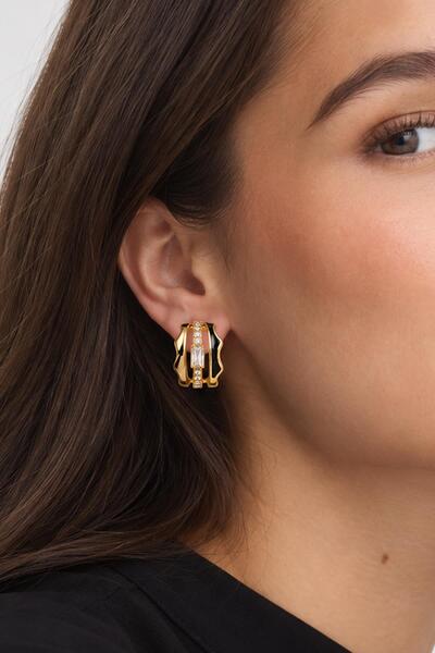 New Obsessions Elegant 3 Row Women's Earrings