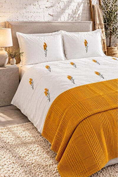 Çeyiz Diyarı Helen 7 Piece Double Pique Set
