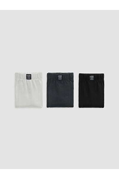 LC Waikiki Rmz Gi̇yi̇m Farkiyla 3-Pack Boys' Boxers
