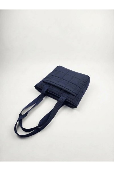 Zoe3 Style Women's Navy Blue Light Fabric Shoulder Bag