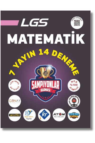Şampiyonlar Karması 8.Sınıf LGS Matematik 7 Yayın 14 Deneme