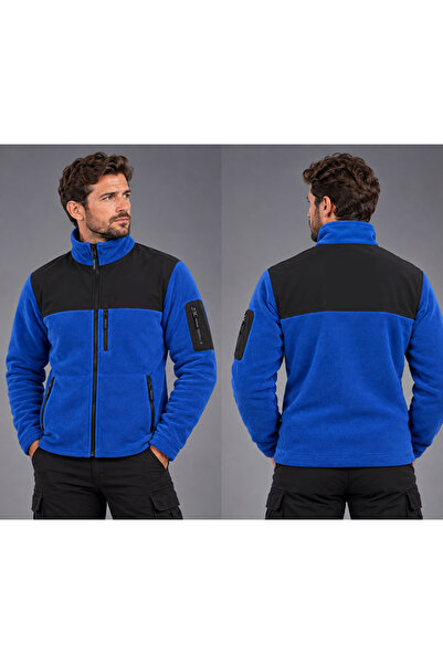 Teknik Soft Shell Polar Hırka 3 Cepli Anti-Pilling Tüylenme Yapmayan Tam Ferm...