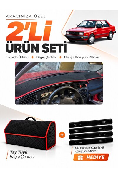 e-biz Volkswagen Jetta (1991-1997) Compatible Dashboard Cover + Tay Feather T...