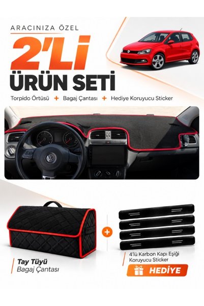 e-biz Dashboard Cover + Thai Feather Trunk Bag + Sticker Set Compatible with ...