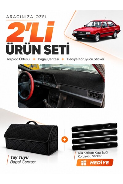 e-biz Volkswagen Passat B2 (1980-1988) Compatible Dashboard Cover + Tay Feath...