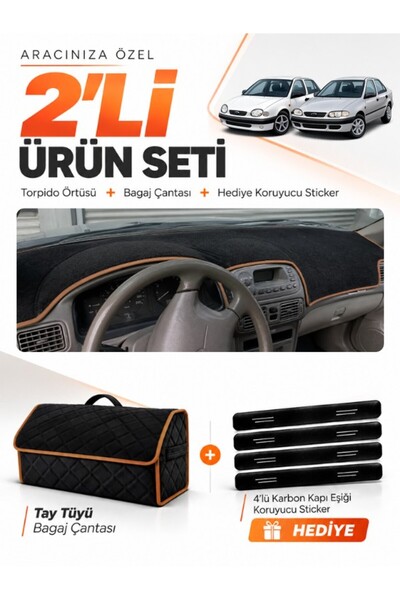 e-biz Toyota Corolla Terra E110 (1997-2002) Compatible Dashboard Cover + Tay ...