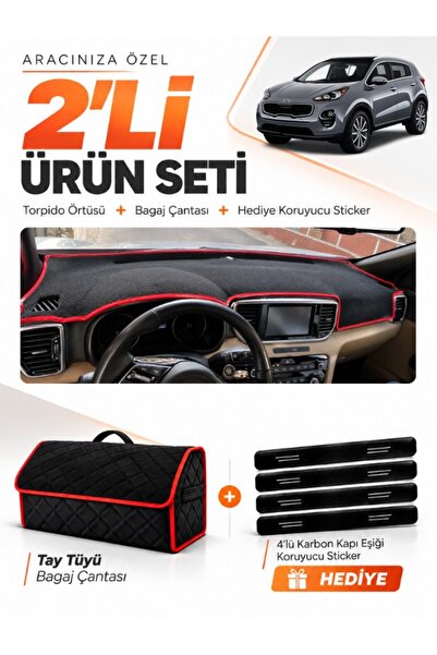 e-biz Kia Sportage (2018-2021) Compatible Dashboard Cover + Tay Feather Trunk...