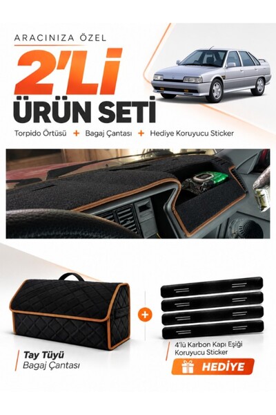 e-biz Renault 21 Concorde (1990-1996) Compatible Glove Box Cover + Tay Tüy Lu...