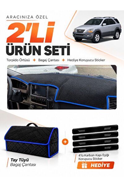 e-biz Kia Sorento (2006-2009) Compatible Glove Box Cover + Thai Feather Trunk...