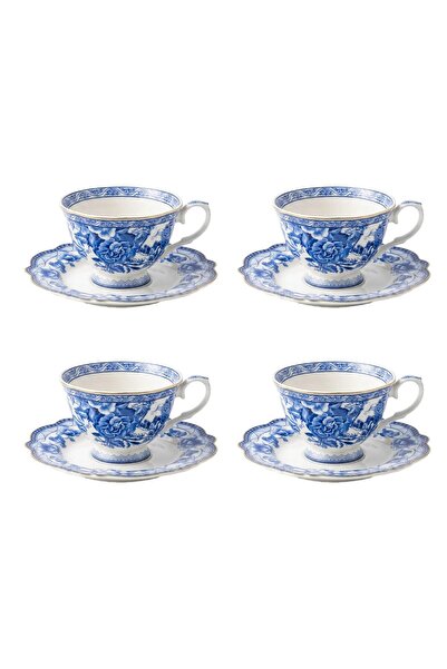 Lucky Art Luzia Bone 4-Piece Coffee Cup Set 100 ml
