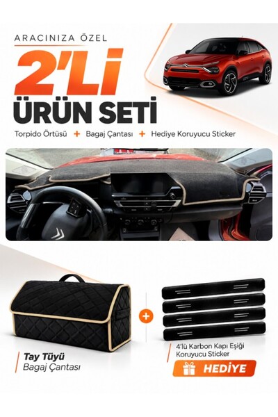 e-biz Citroen C4 Without Display (2020-2026) Compatible Dashboard Cover + Tha...