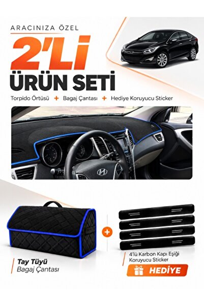 e-biz Hyundai̇ İ40 (2011-2017) Compatible Torpedo Cover + Tay Feather Luggage...