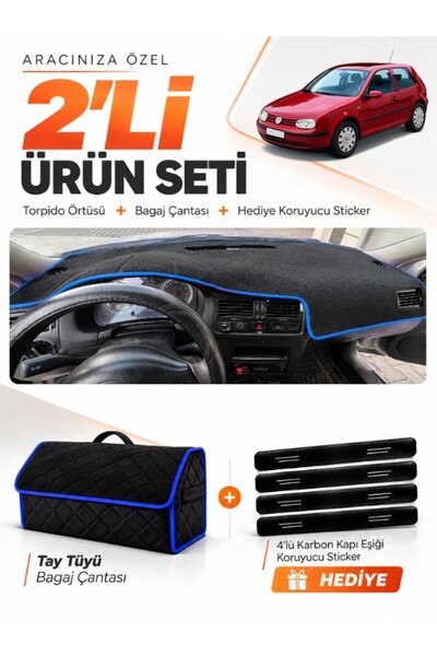 e-biz Volkswagen Golf 4 Mk4 (1997-2003) Compatible Glove Box Cover + Tay Feat...