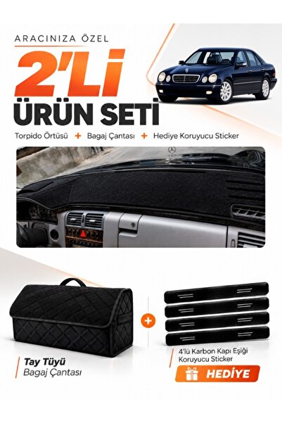 e-biz Mercedes W210 E200 (1995-2002) Compatible Glove Box Cover + Tay Tüy Lug...