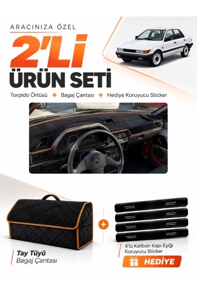 e-biz Mitsubishi Lancer (1987-1991) Compatible Torpedo Cover + Thai Feather T...