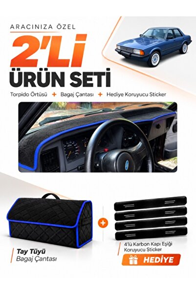 e-biz Ford Taunus (1985-1994) Compatible Glove Box Cover + Tay Feather Trunk ...