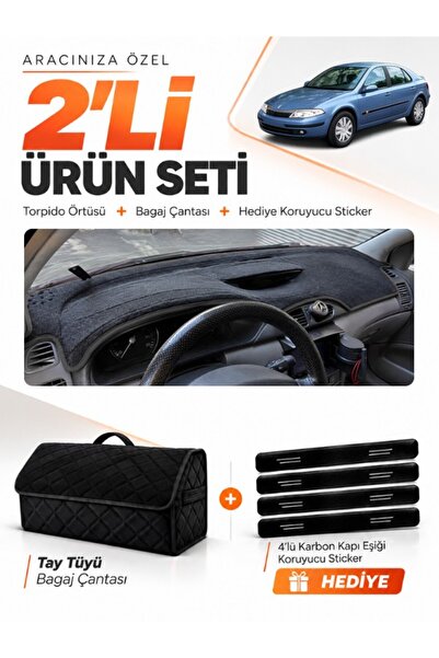 e-biz Renault Laguna 2 (2002-2005) Compatible Glove Box Cover + Tay Feather T...