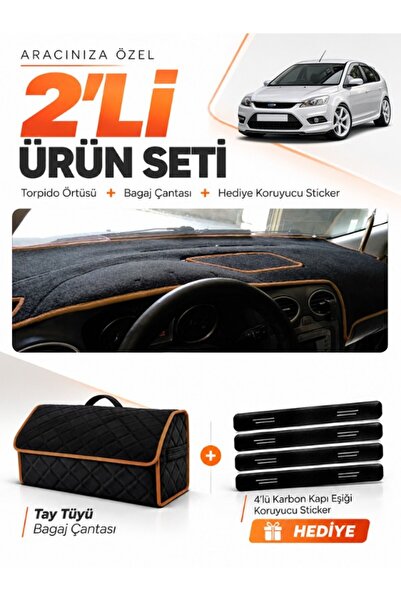 e-biz Ford Focus 2.5 Hatchback Covered (2008-2011) Compatible Glove Box Cover...