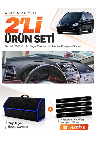 e-biz Mercedes Viano W639 (2003-2014) Compatible Glove Box Cover + Tay Tüy Lu...