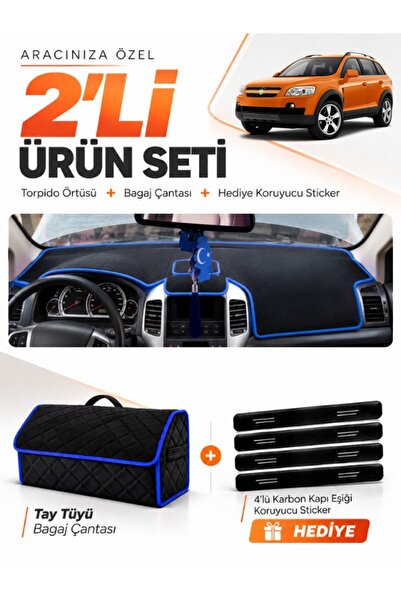 e-biz Chevrolet Capti̇va (2008-2011) Compatible Dashboard Cover + Tay Tüy Lug...