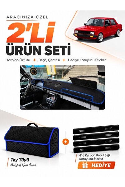 e-biz Tofaş Serçe (1984-1995) Compatible Torpedo Cover + Thai Feather Luggage...