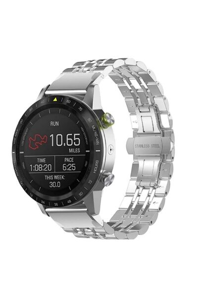 OEM Curea de smartwatch din oțel inoxidabil cu închizătoare dublă deployantă ...