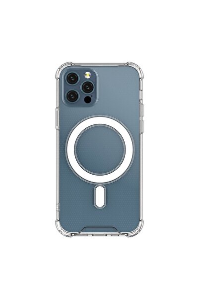 Smart Husă compatibilă cu iPhone 12 / 12 Pro, magnetică din TPU, transparentă...