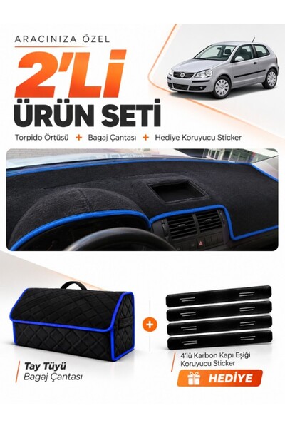 e-biz Volkswagen Polo Poled (2001-2009) Compatible Glove Box Cover + Thai Fea...