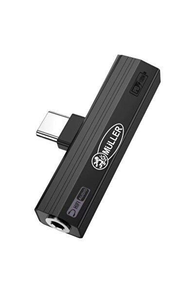 Müller Adaptor Muller®, Tip C și Jack TRSS de 3,5 mm, DAC ADC 16bit 96Khz Hi-...