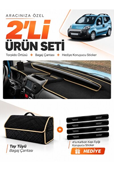 e-biz Citroen Nemo (2007-2020) Compatible Glove Box Cover + Tay Feather Lugga...