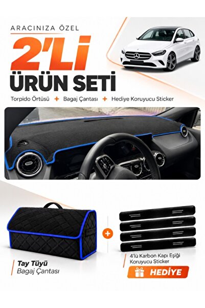 e-biz Mercedes W247 B180 B Class (2019-2022) Compatible Glove Box Cover + Tay...